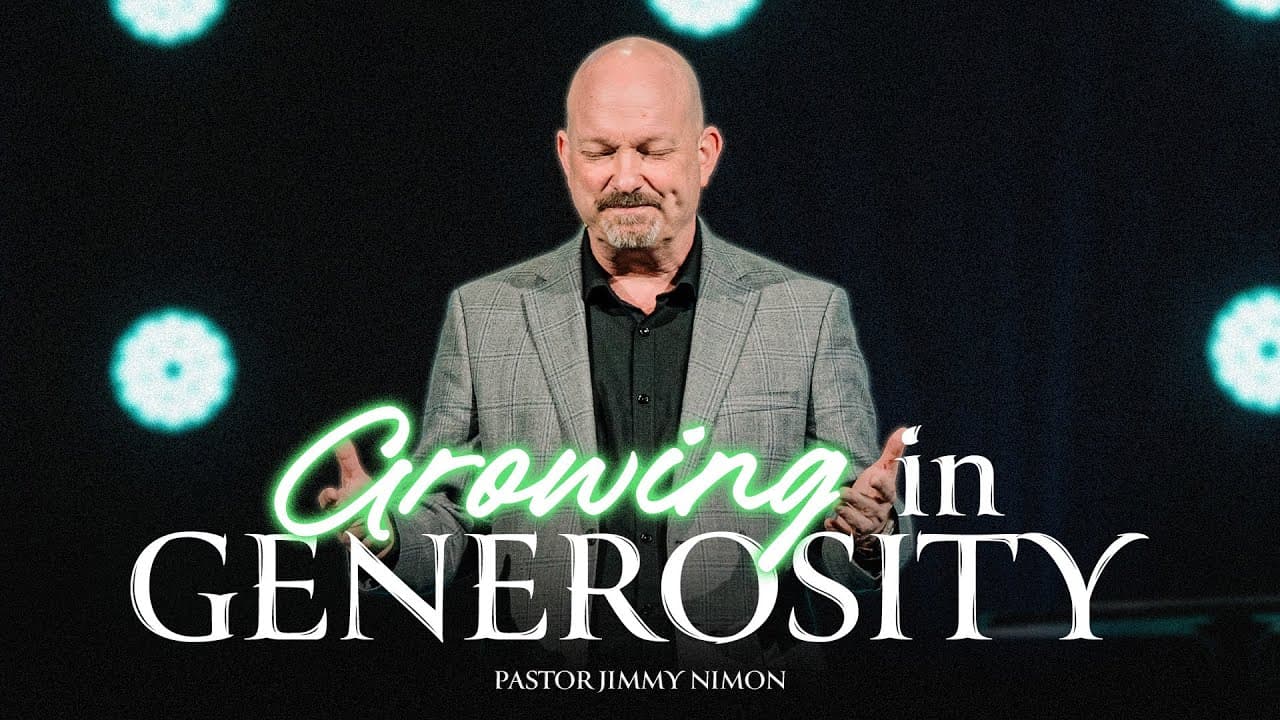 Growing In Generosity